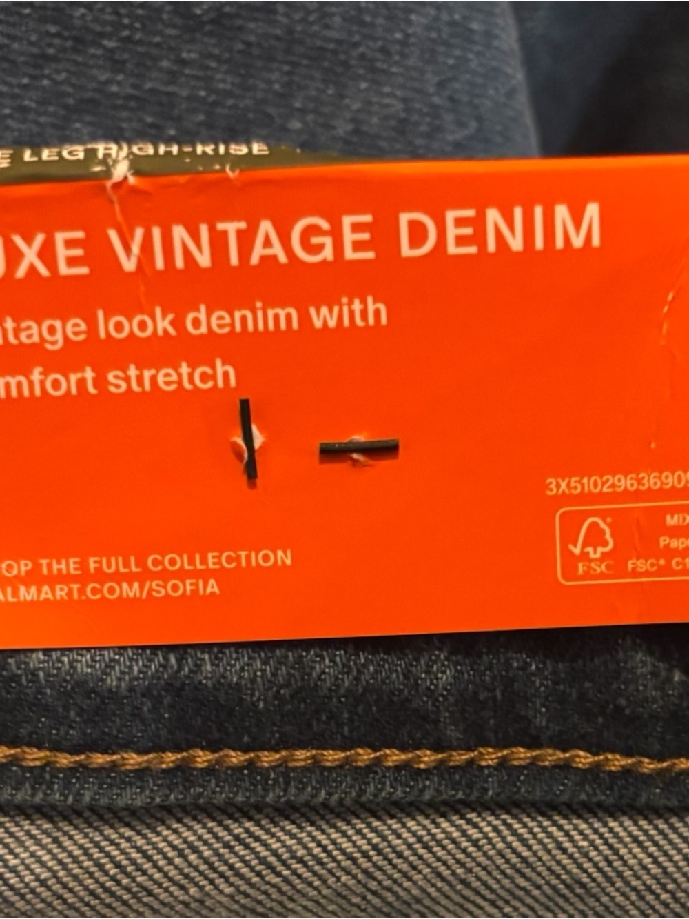 Sofia Jeans by Sofia Vergara Wide Leg Cargo Jeans Medium Wash Belted Size 16 NWT - Picture 8 of 14